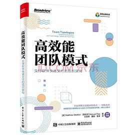 高效能团队模式：支持软件快速交付的组织架构 pdf电子书