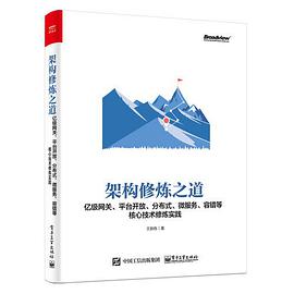 架构修炼之道——亿级网关、平台开放、分布式、微服务、容错等核心技术修炼实践 pdf电子书